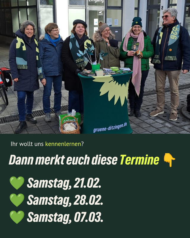 Letzter Wahlstand vor der Wahl