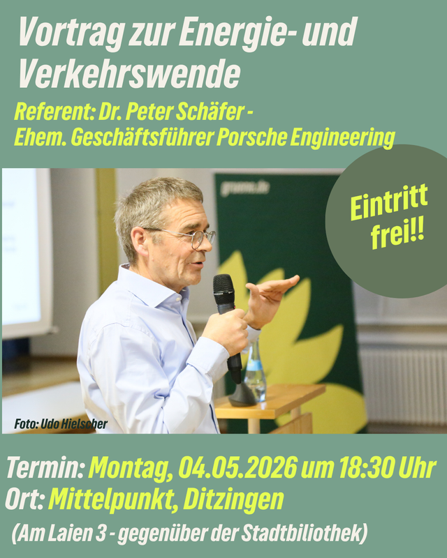 Vortrag zur Energie- und Verkehrswende